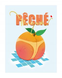 affiche peche mignon-24x30cm copie